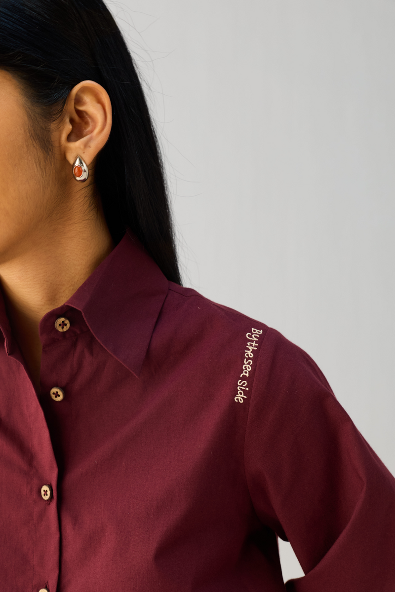 By The Shore Organic Cotton Shirt cotton by Sui for women Worldwide