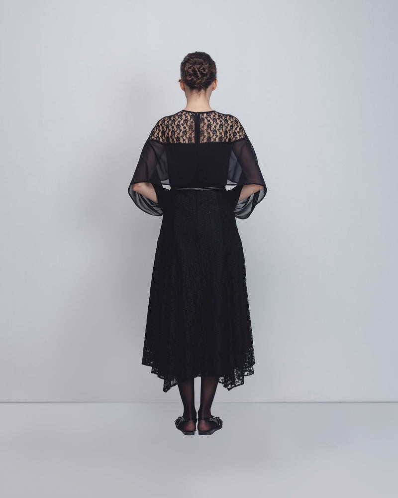 Cath Dress - Black by Leh Studios in black color for women Worldwide