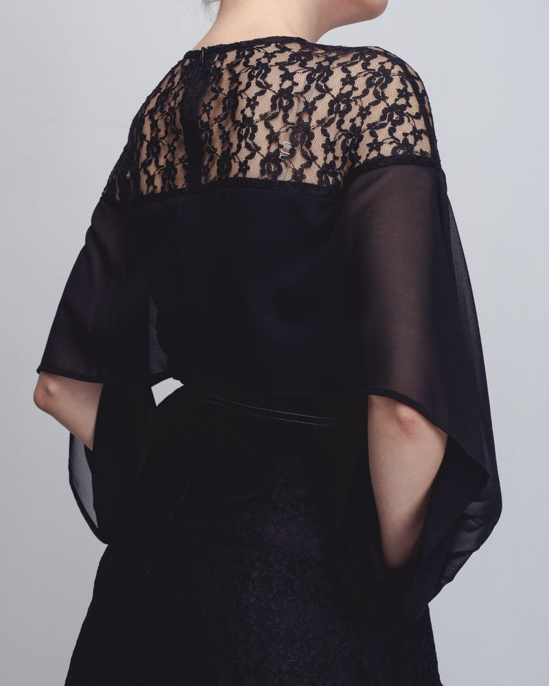 Cath Dress - Black by Leh Studios in black color for women Worldwide