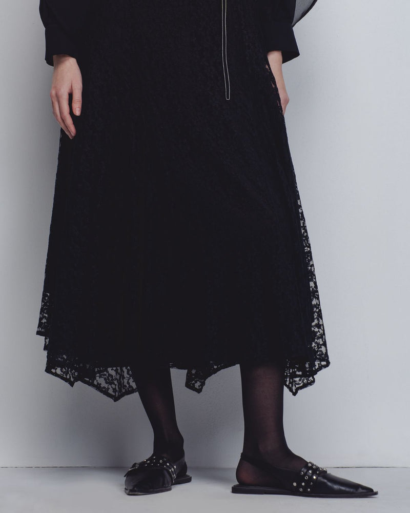 Cath Dress - Black by Leh Studios in black color for women Worldwide