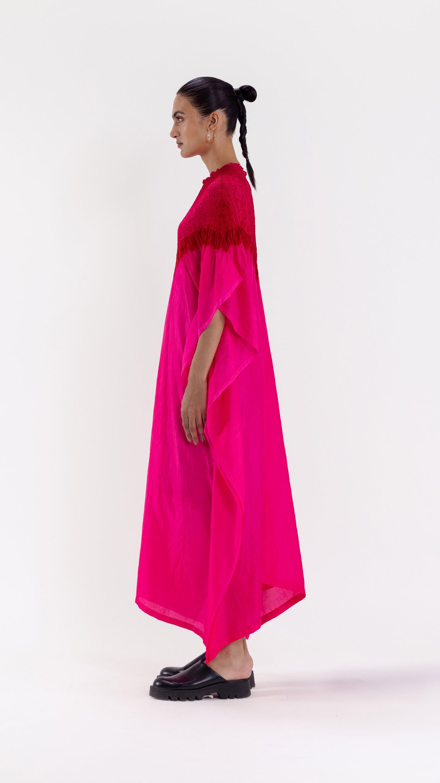 TRIANGLE KAFTAN - FUCHSIA