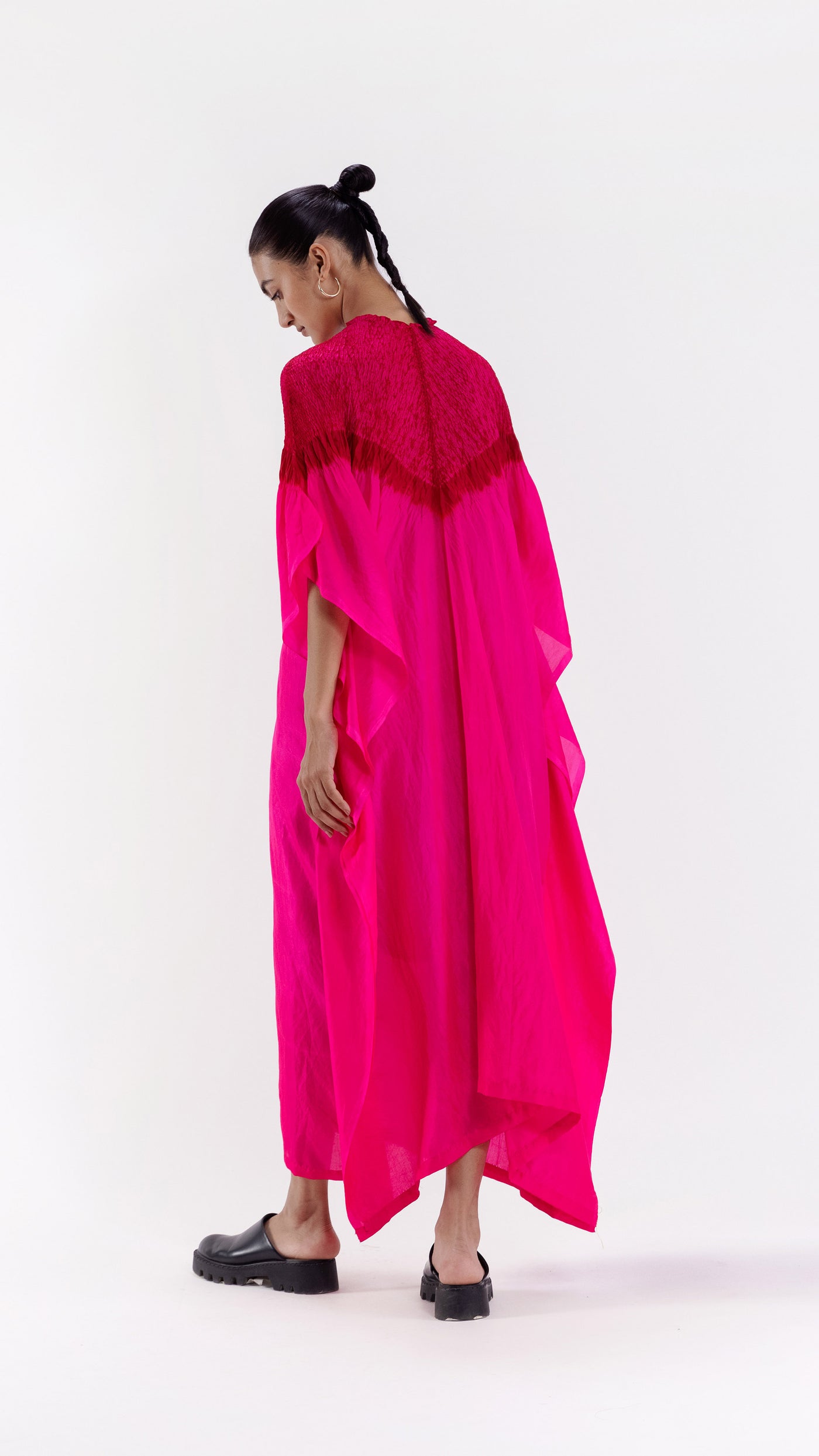 TRIANGLE KAFTAN - FUCHSIA