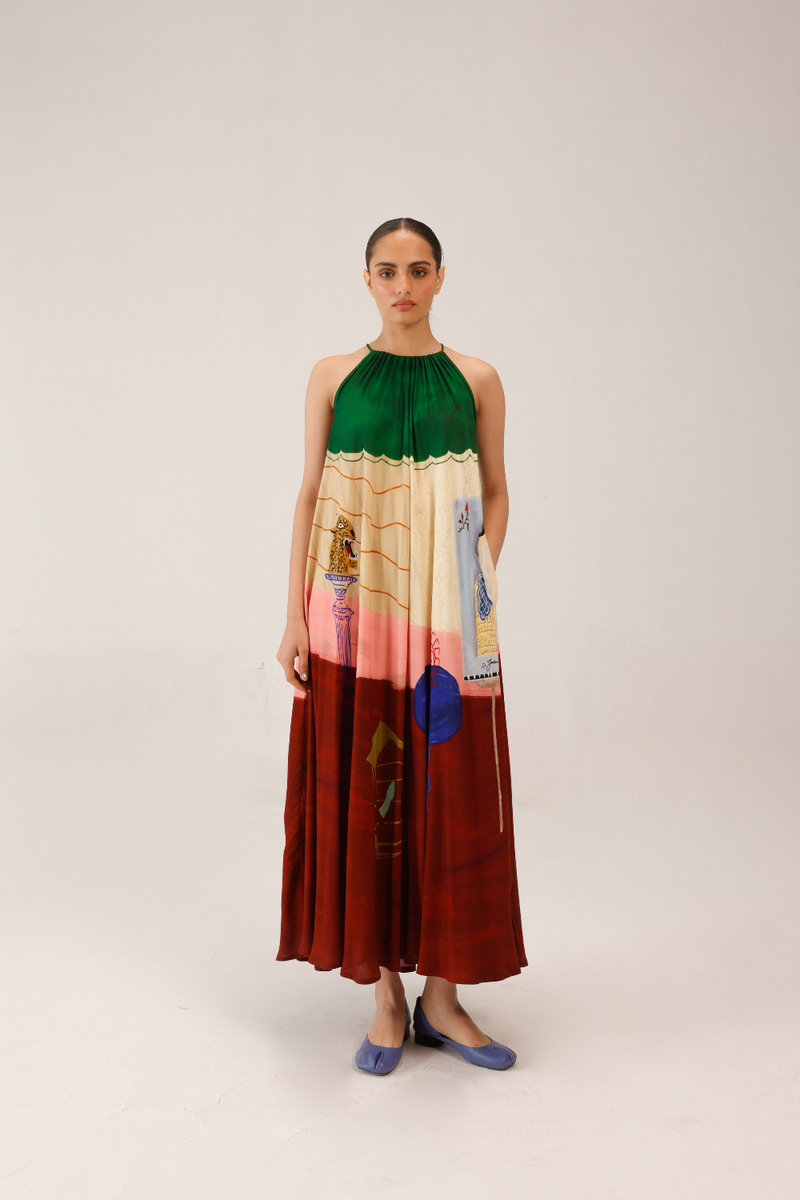 CIRCLE LONG DRESS - LOFT by CORD for women Worldwide