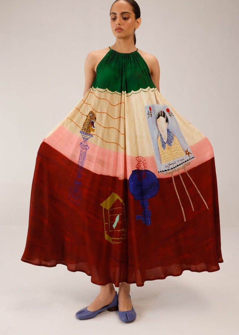 CIRCLE LONG DRESS - LOFT by CORD for women Worldwide