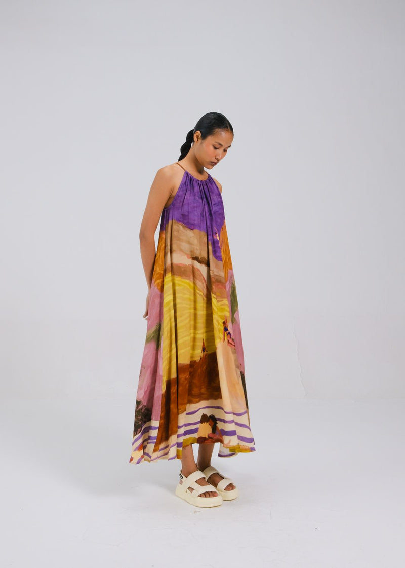 CIRCLE LONG DRESS - SWIMMERS by CORD for women Worldwide