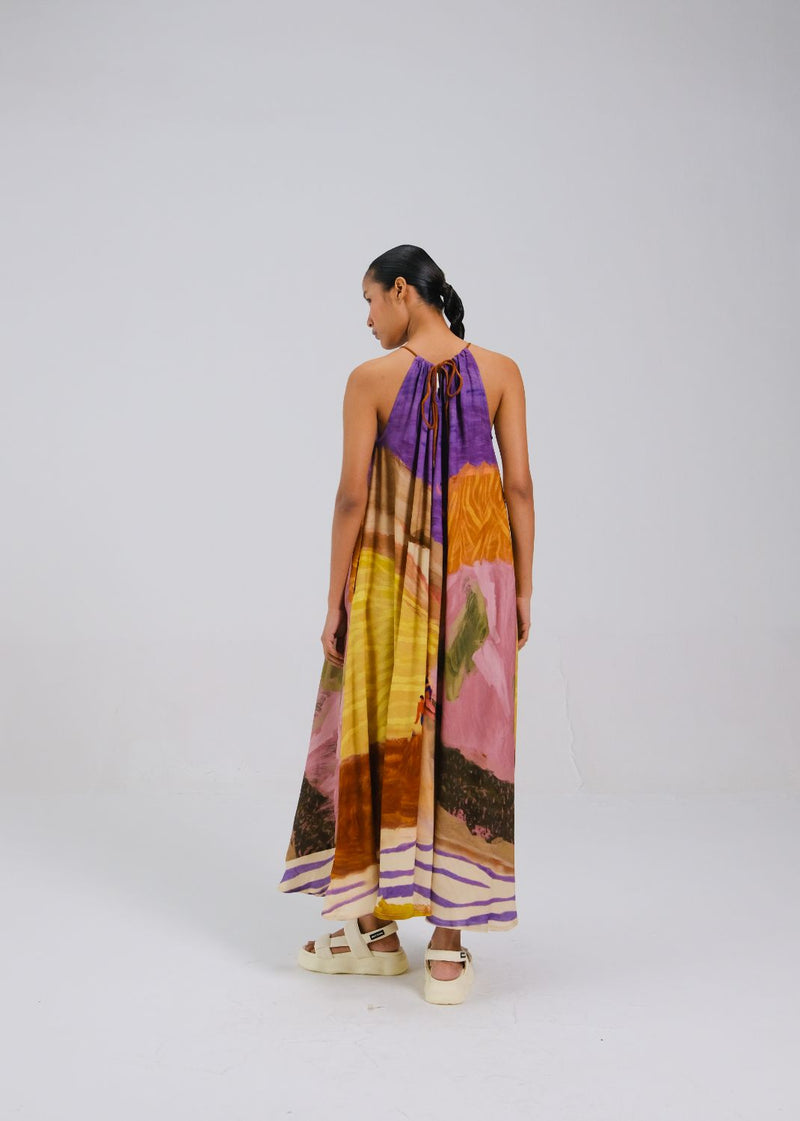 CIRCLE LONG DRESS - SWIMMERS by CORD for women Worldwide