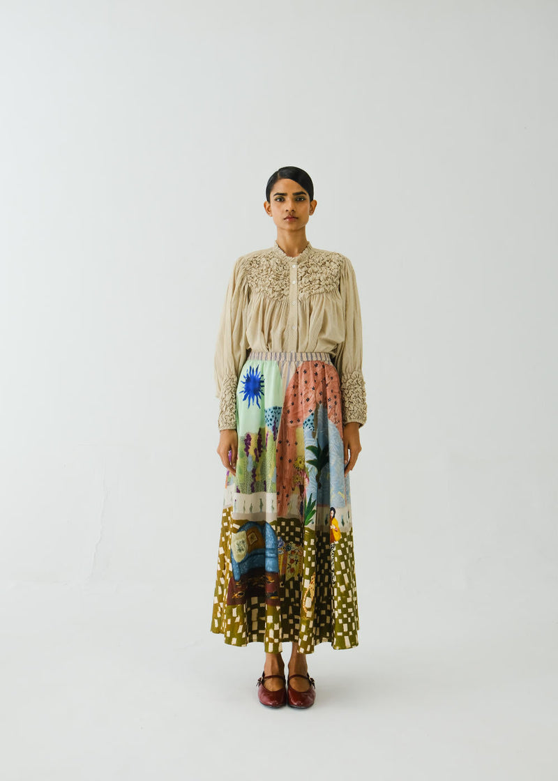 CIRCLE SKIRT-ALICE satin by CORD for women Worldwide