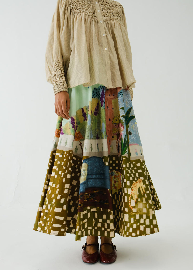 CIRCLE SKIRT-ALICE satin by CORD for women Worldwide