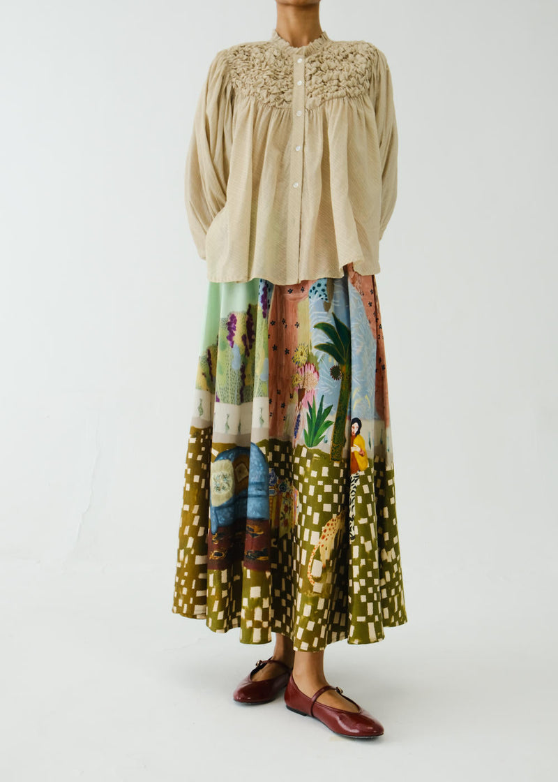 CIRCLE SKIRT-ALICE satin by CORD for women Worldwide