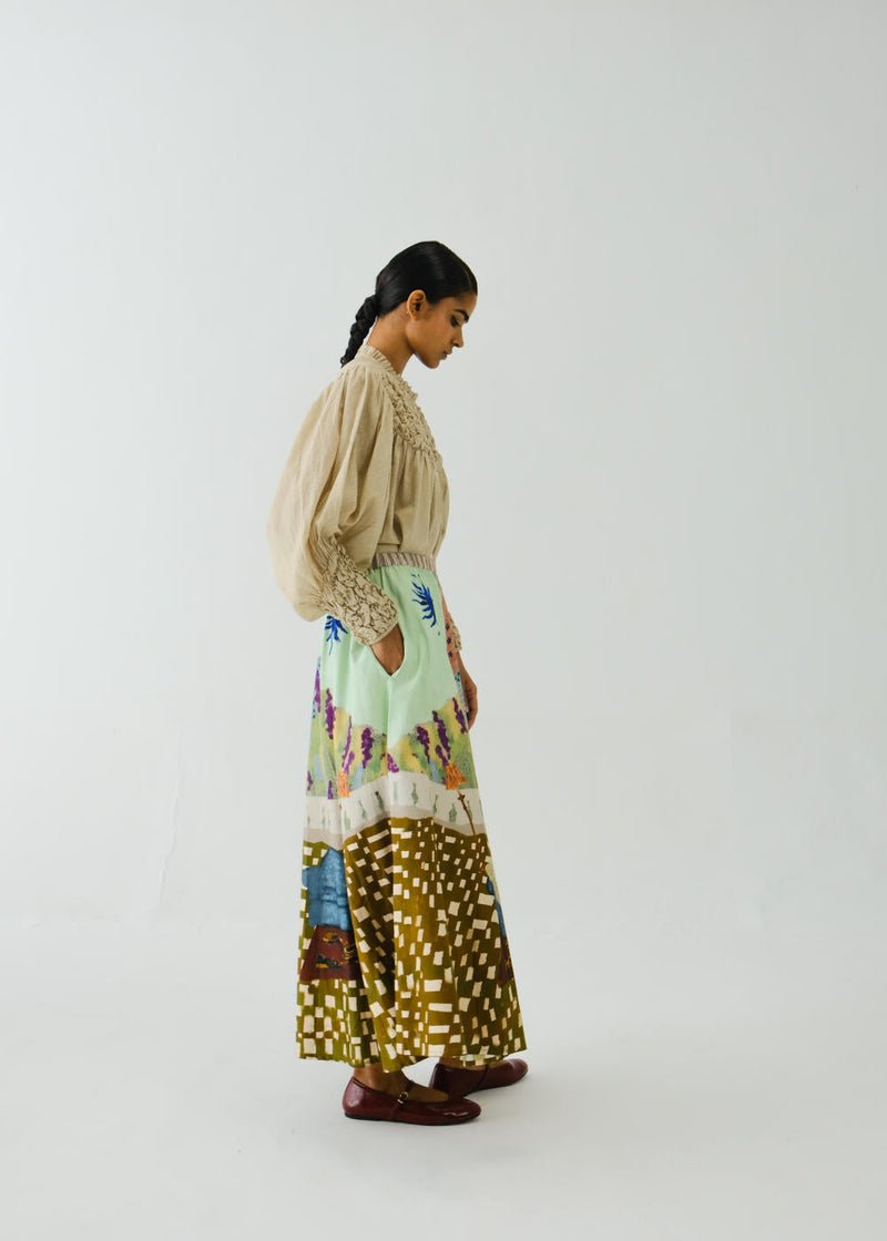 CIRCLE SKIRT-ALICE satin by CORD for women Worldwide