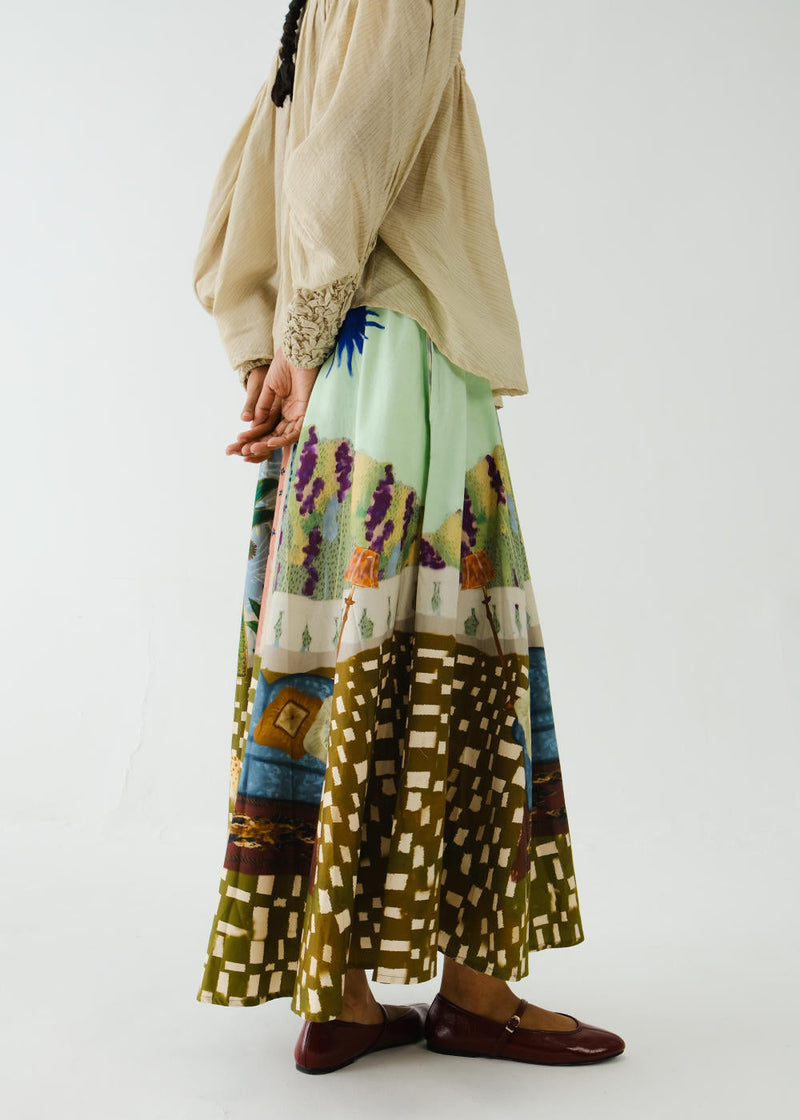 CIRCLE SKIRT-ALICE satin by CORD for women Worldwide