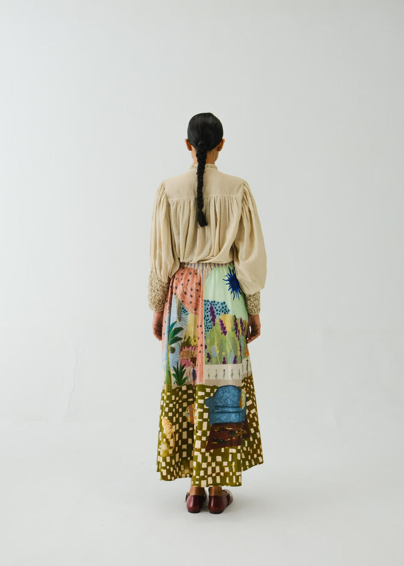 CIRCLE SKIRT-ALICE satin by CORD for women Worldwide