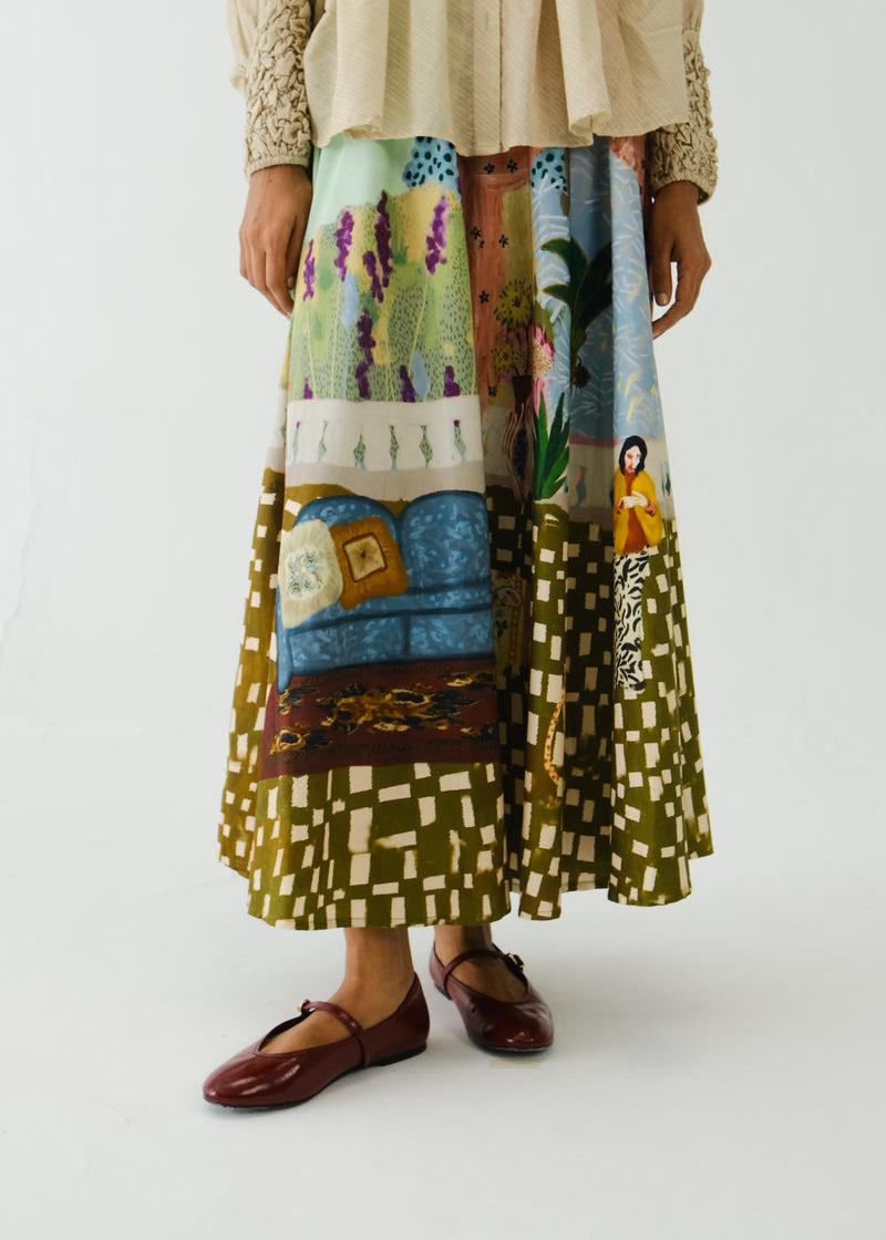 CIRCLE SKIRT-ALICE satin by CORD for women Worldwide