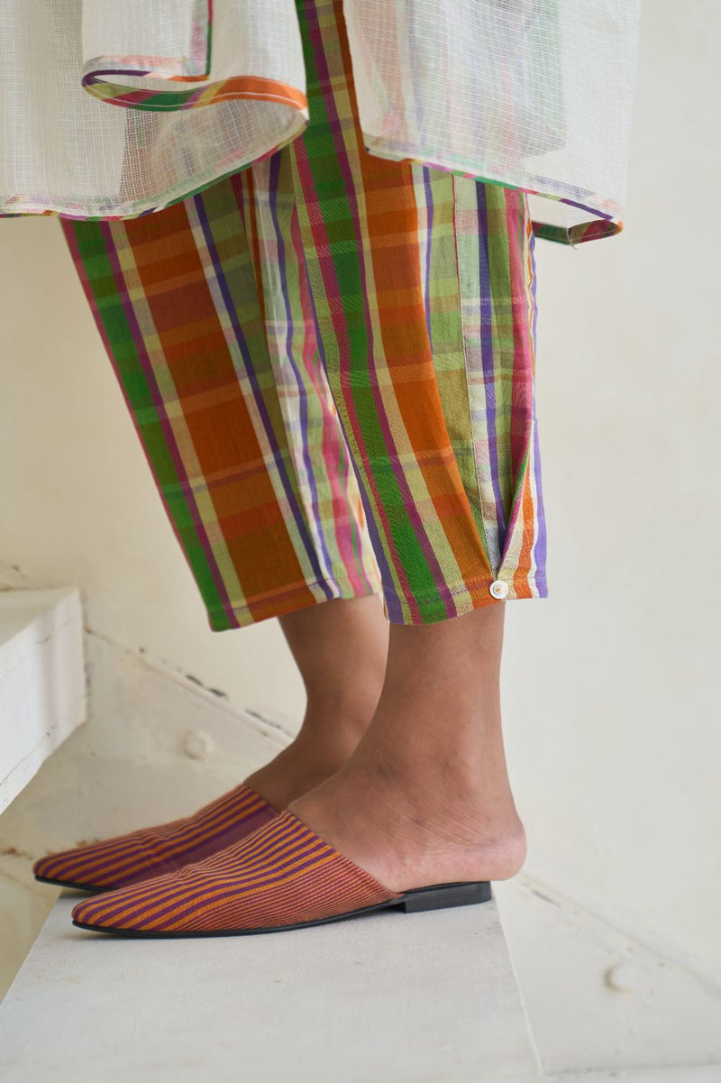Coco Pant cotton by SWATTI KAPOOR in multi color for women Worldwide