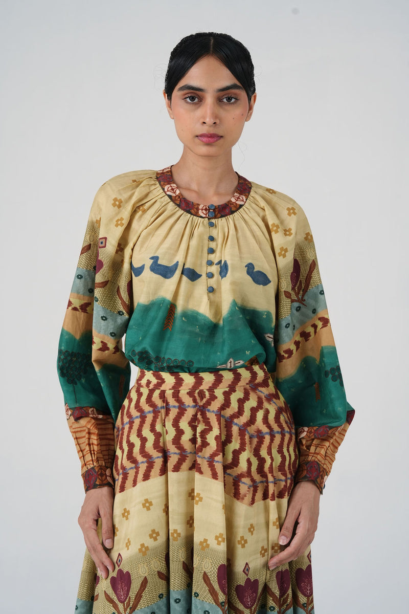 Lido Top-Fresco cotton top and shirts by CORD in multi-color for women Worldwide