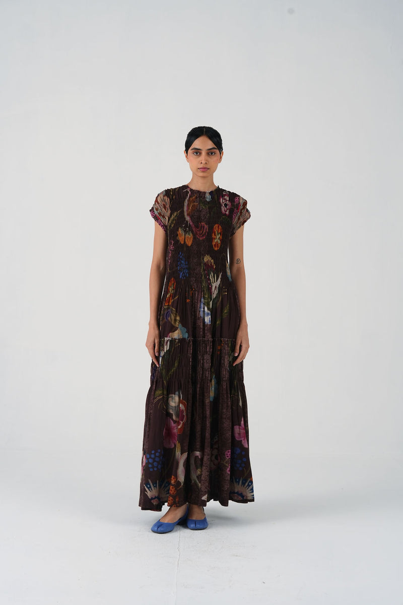 July Dress-Floret cotton dress by CORD in multi-color for women Worldwide