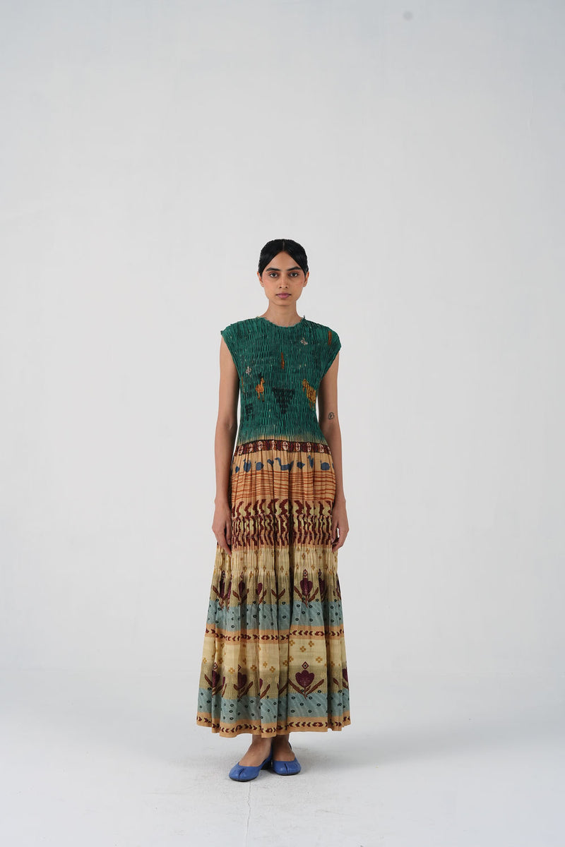 July Dress-Fresco cotton dress by CORD in multi-color for women Worldwide