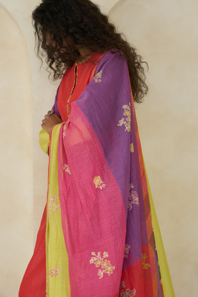 Kiara Set cotton by SWATTI KAPOOR in multi color for women Worldwide