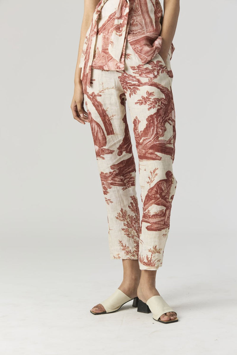 CABRIDET JACKET SET by Yam in red color for women Worldwide