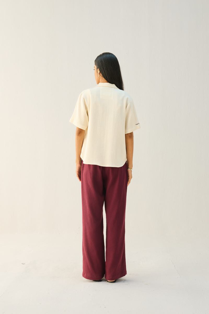 Call Of The Ocean Organic Cotton Shirt cotton by Sui in white color for women Worldwide