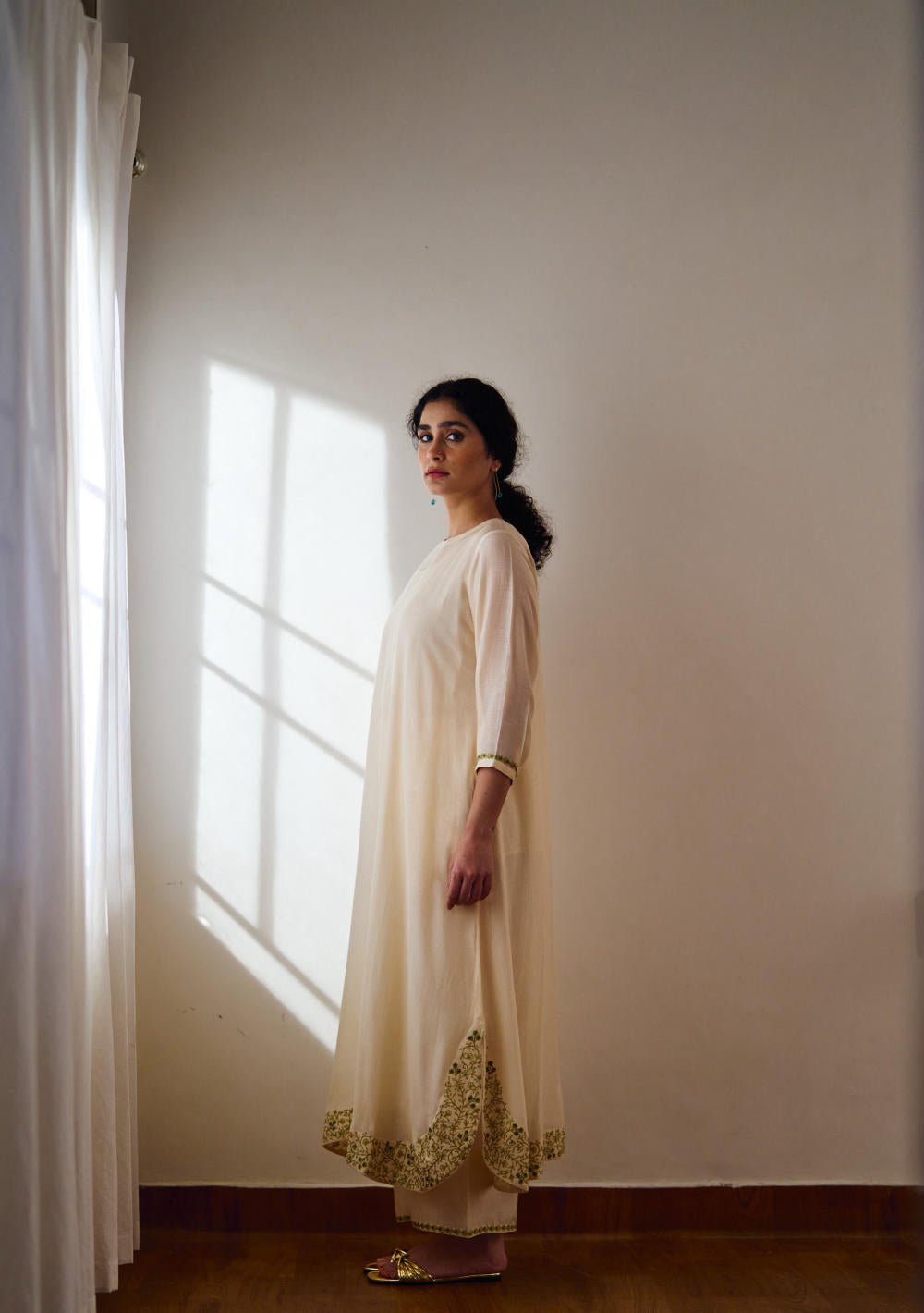 Camellia ivory kurta set