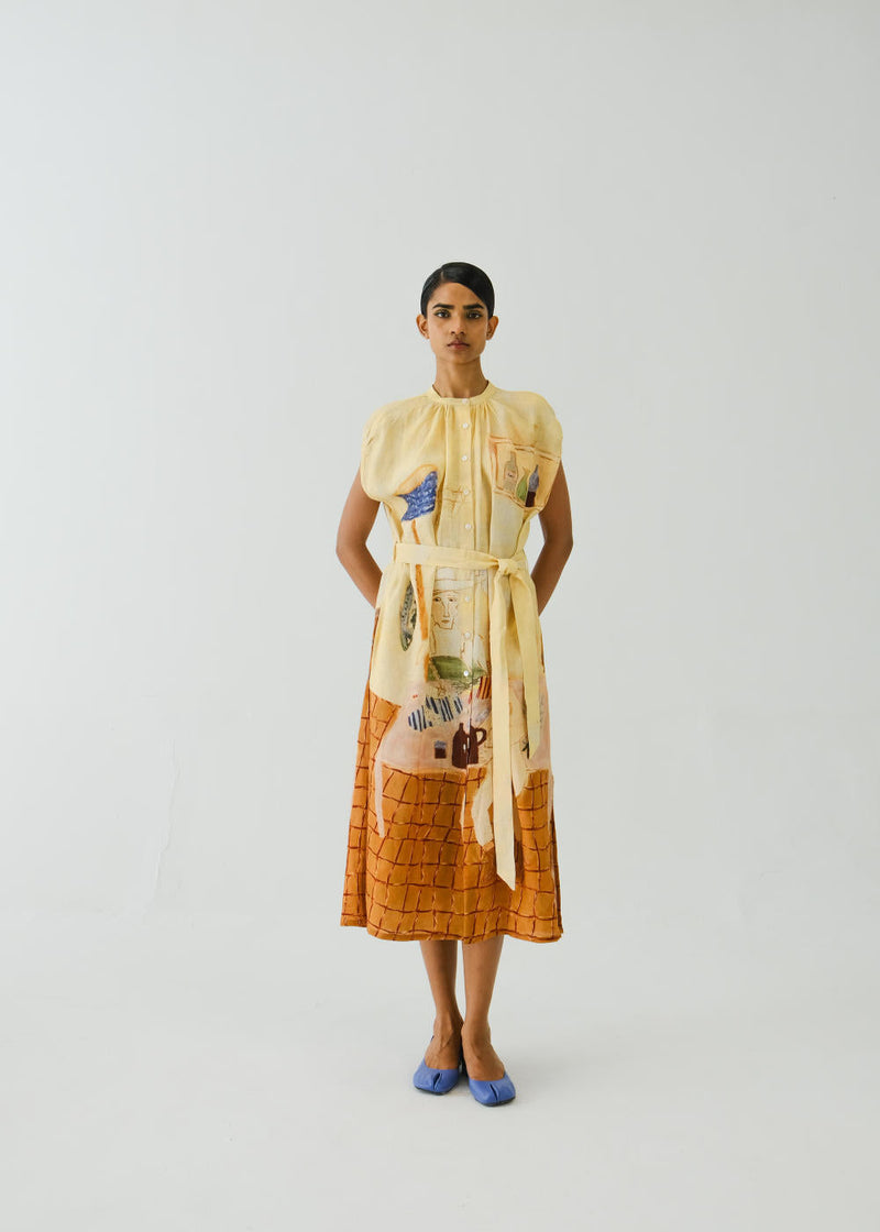 Cap Sleeve Dress-Fisherman by CORD for women Worldwide