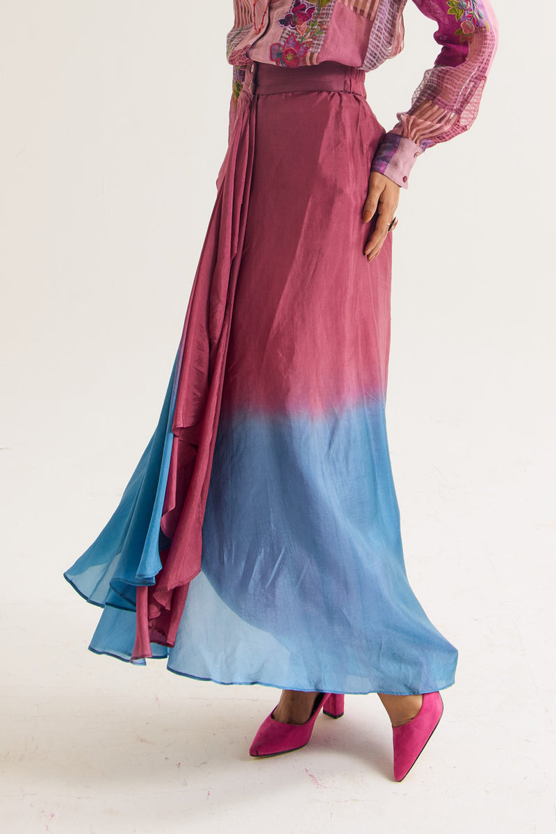 Vinca Skirt habutai silk skirt by Capisvirleo in green for women Worldwide