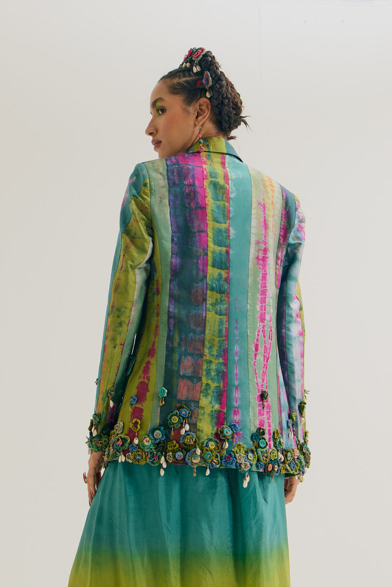 Laburnum Blazer habutai silk jacket/overlay by Capisvirleo in lavender for women Worldwide