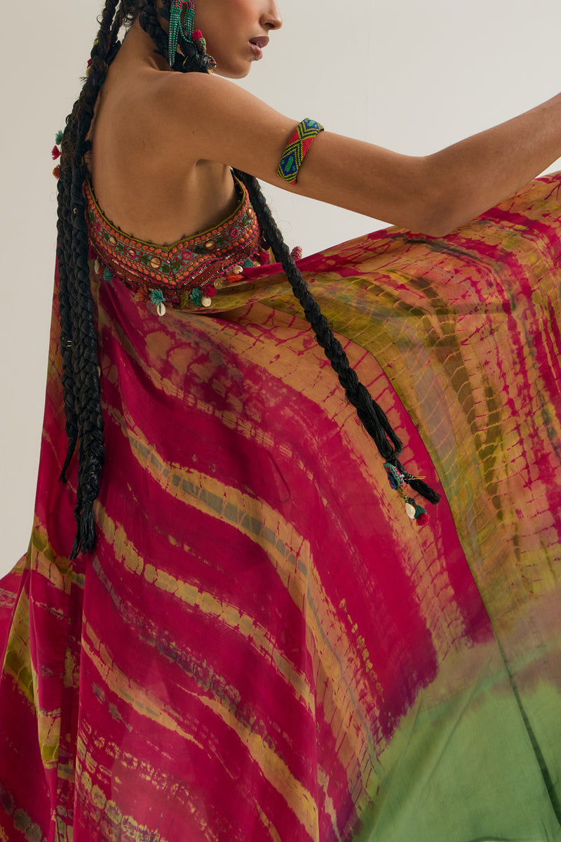 Heather Dress habutai silk dress by Capisvirleo in pink for women Worldwide