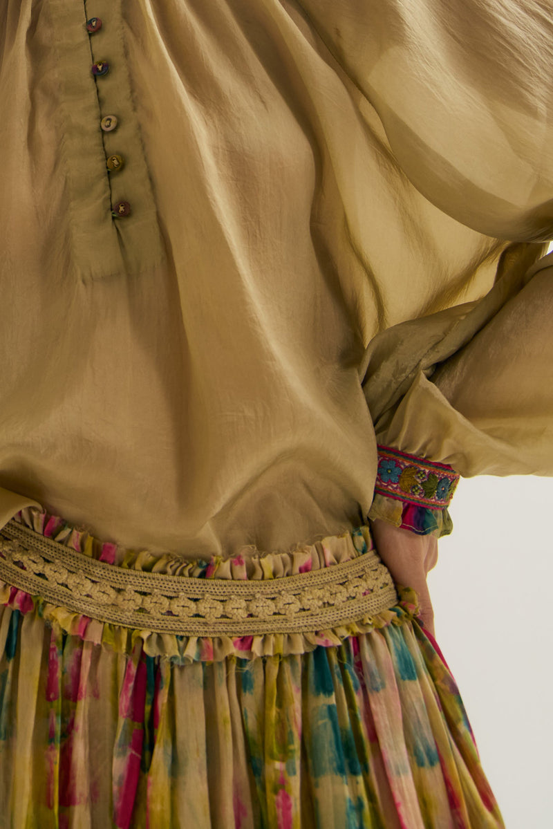Elia Shirt habutai silk top/shirt by Capisvirleo in off white for women Worldwide