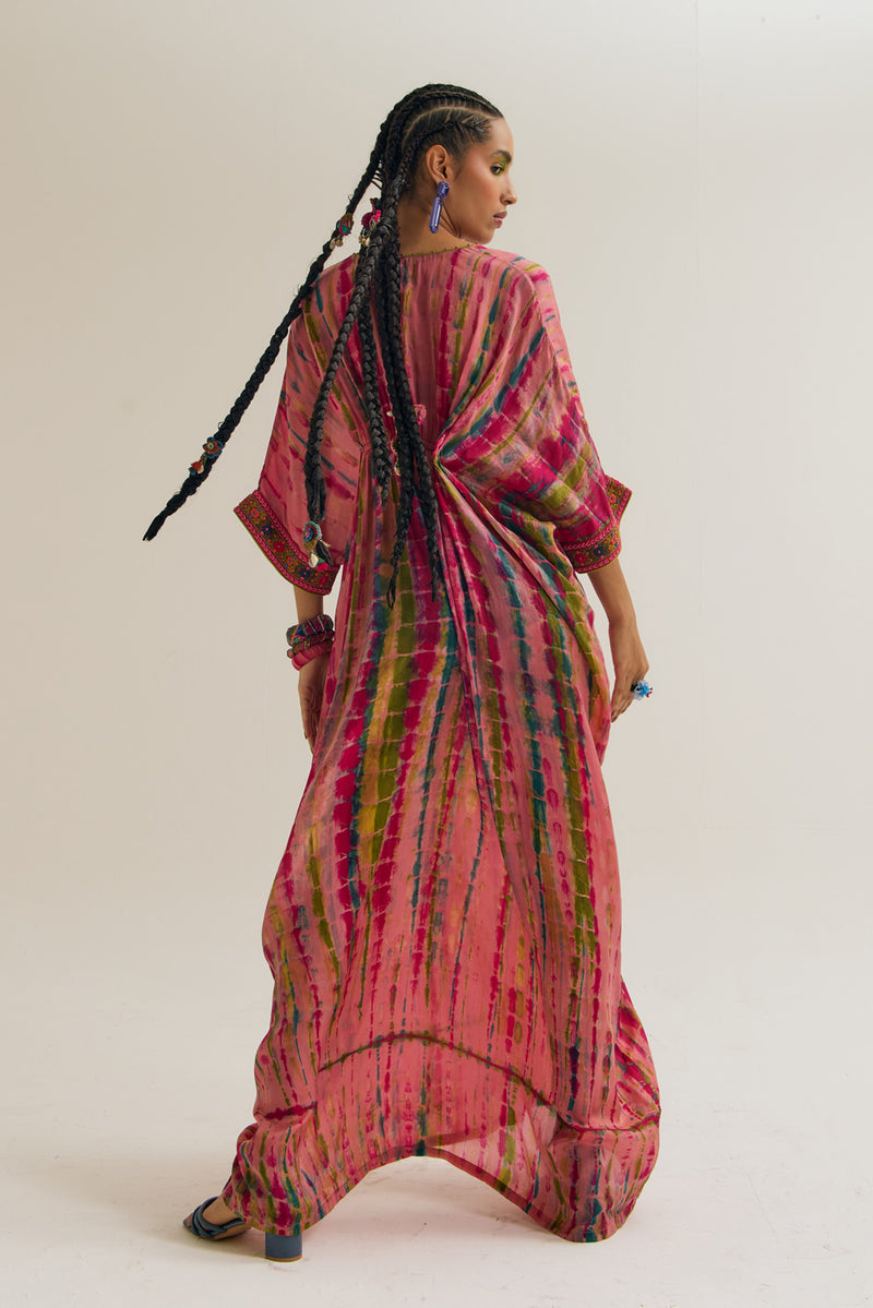Aster Kaftan habutai silk tunics/kaftan by Capisvirleo in off white for women Worldwide