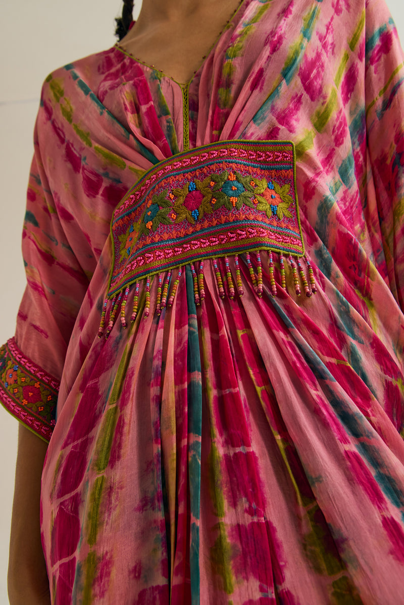 Aster Kaftan habutai silk tunics/kaftan by Capisvirleo in off white for women Worldwide