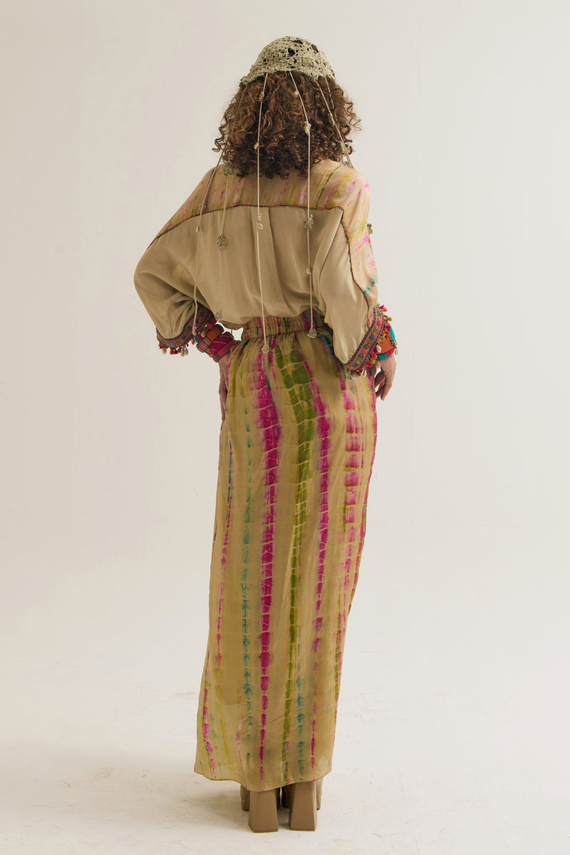 Dahlia Skirt habutai silk skirt by Capisvirleo in multi-color for women Worldwide
