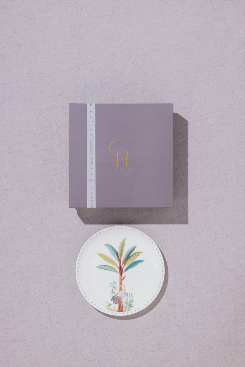 Eterna Crane Quarter Plate-Set of 2