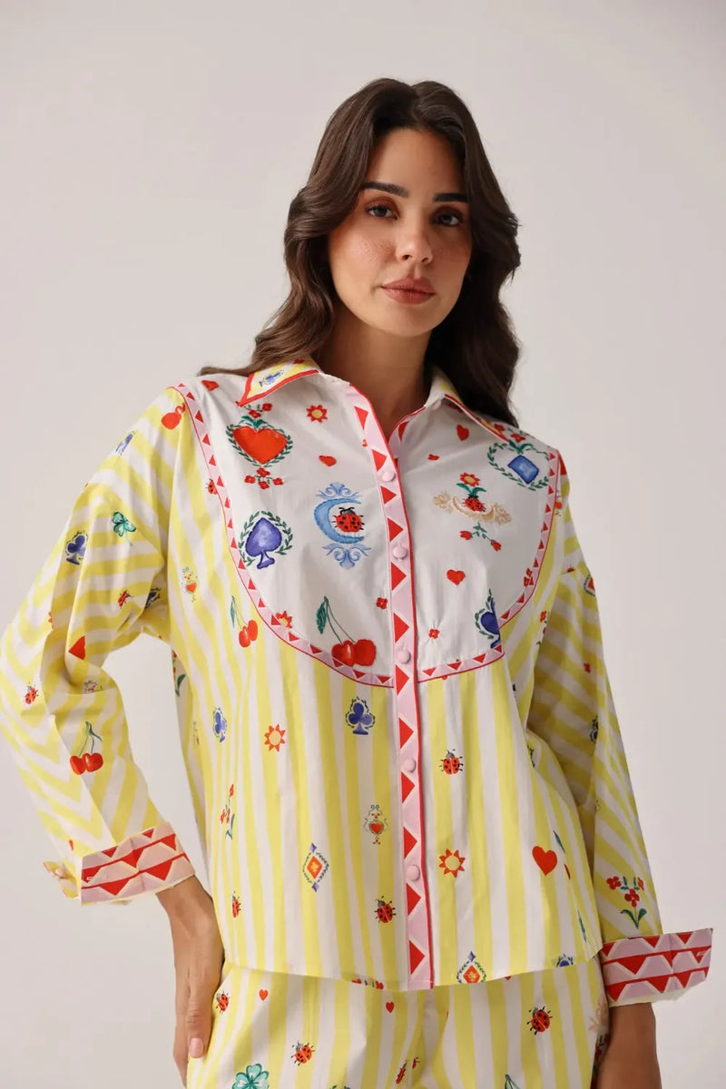 Celia Shirt - Tarot poplin by NOIB for women Worldwide