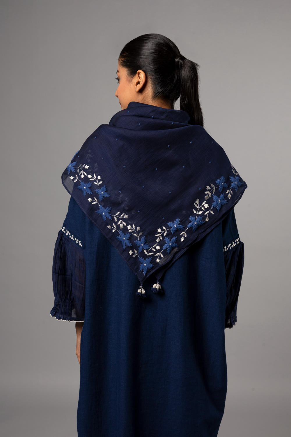 Chameli Scarf Indigo