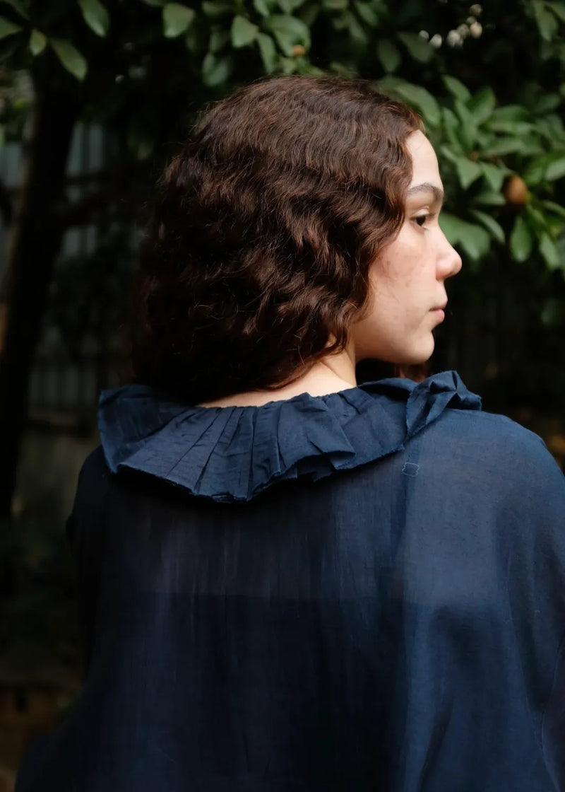 Charlotte - Indigo silk by MASON AND MILL for women Worldwide