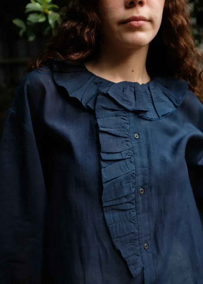 Charlotte - Indigo silk by MASON AND MILL for women Worldwide