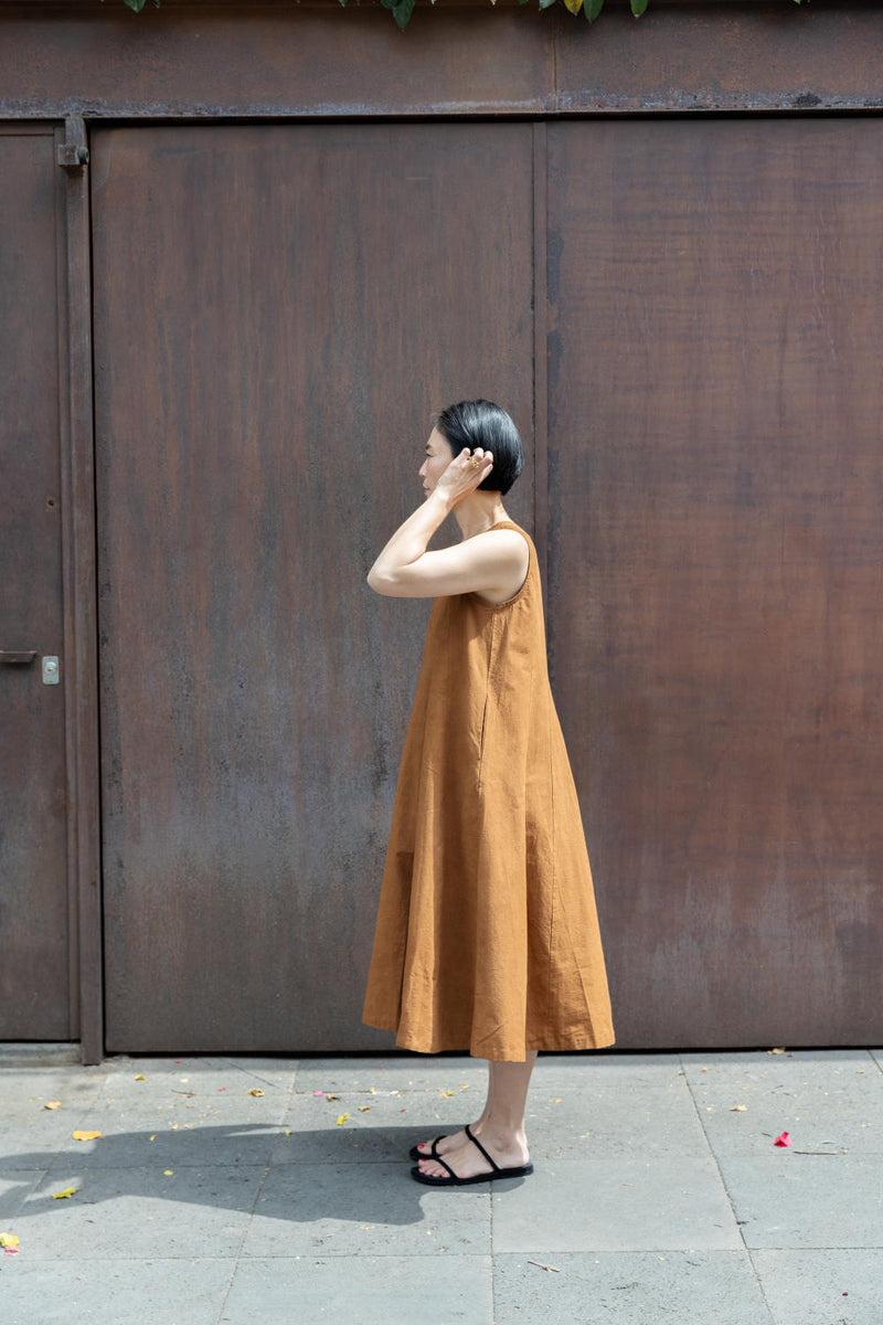 Chelsea Brown Dress-Brown