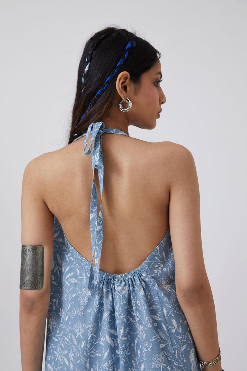 Chepi Print - Dress Dress by The Summer House in blue color for women Worldwide