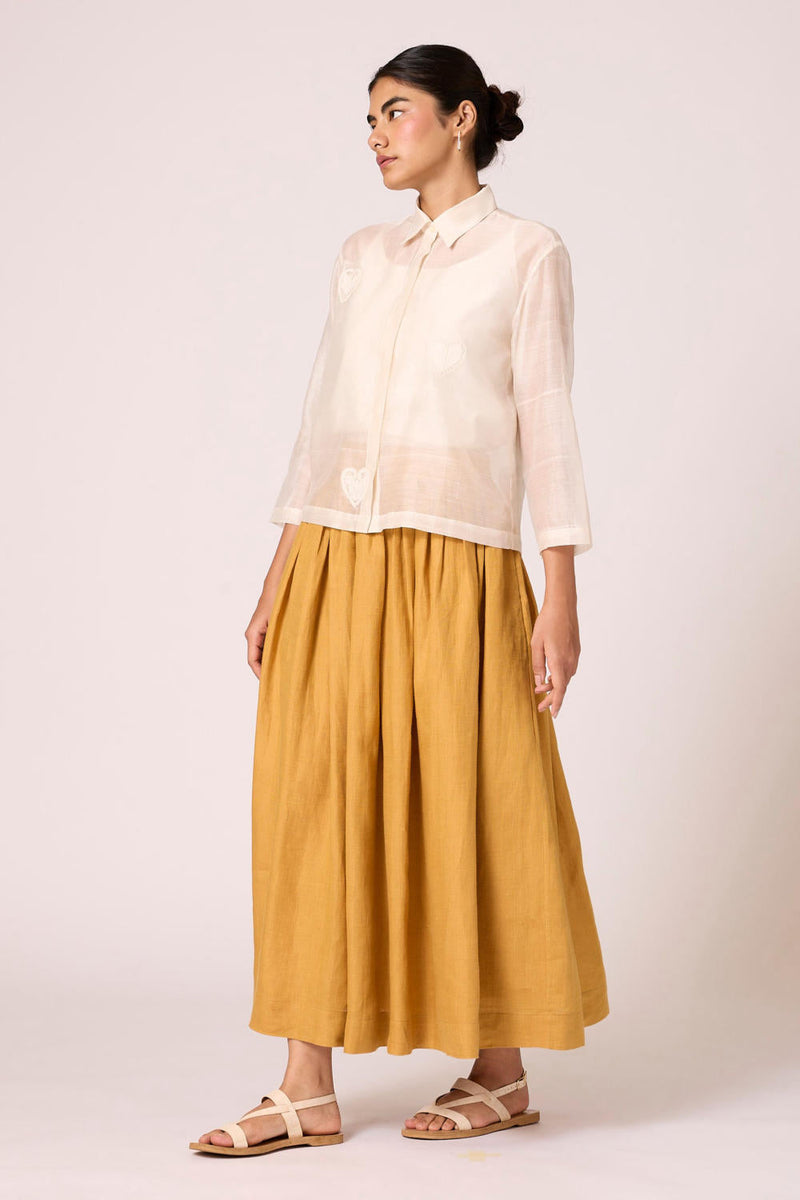 Cheri - Shacket chanderi by The Summer House for women Worldwide