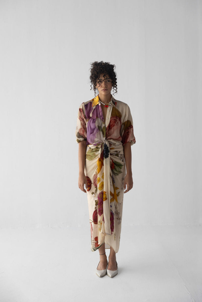 CHERIMOYA SKIRT & SHIRT SET by Yam for women Worldwide
