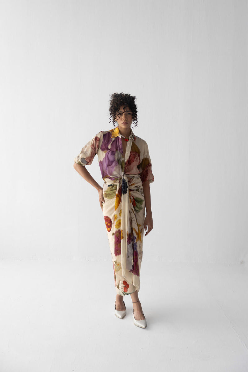 CHERIMOYA SKIRT & SHIRT SET by Yam for women Worldwide