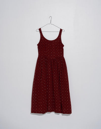 Cherry Blossom gathered dress - Red