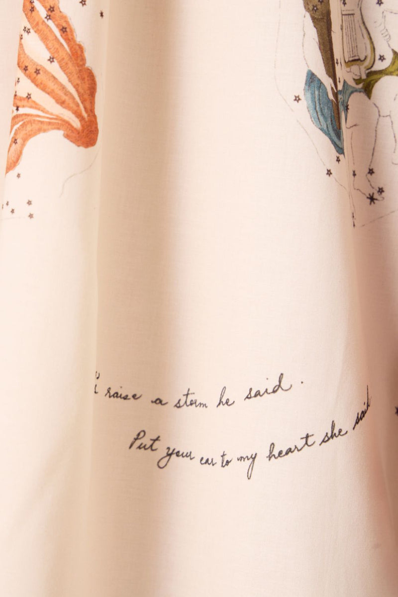 Chica Zodiac Print Cotton Dress cotton by The Summer House for women Worldwide