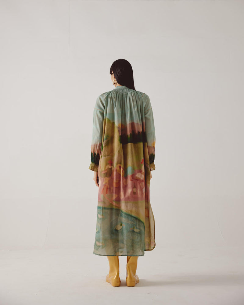 Chloe Dress-Spring cotton by CORD in multi for women Worldwide