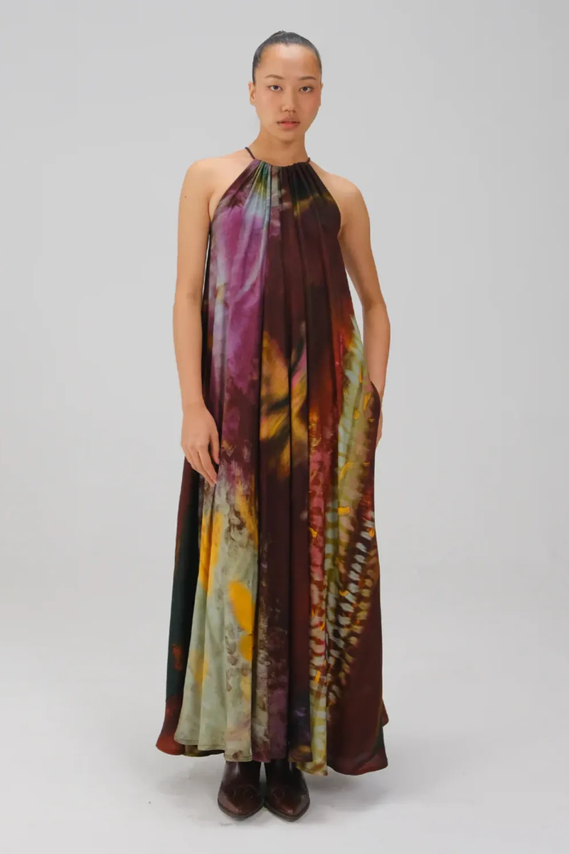 Circle Long Dress - X-Ray cotton by CORD for women Worldwide