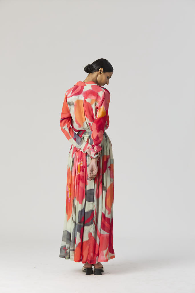 CLARA SHIRT & SKIRT SET mul by Yam in multi color for women Worldwide