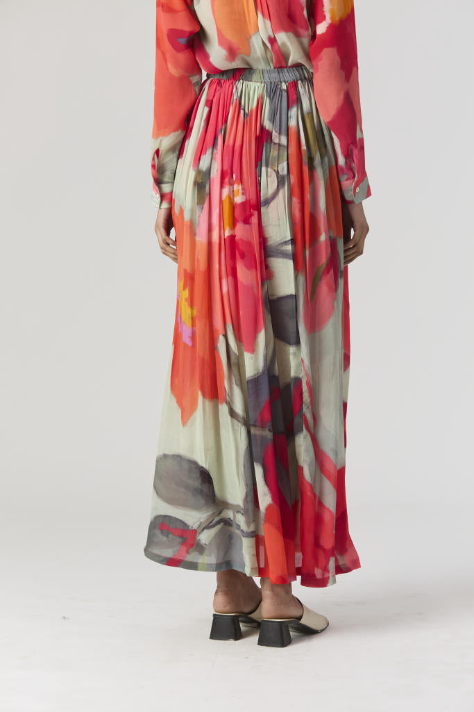 CLARA SHIRT & SKIRT SET mul by Yam in multi color for women Worldwide