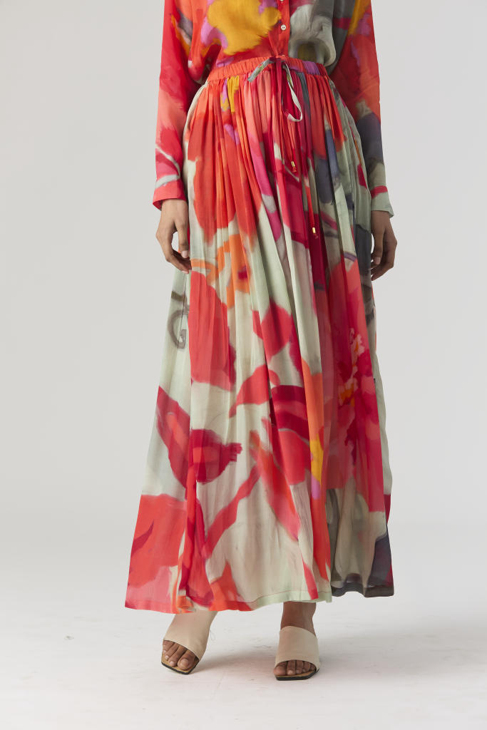 CLARA SHIRT & SKIRT SET mul by Yam in multi color for women Worldwide